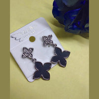 Hania Jewel Enamel with Austrian Stone Dangler Earrings