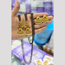 Charbhuja Art Heritage Pota Stone And Pearl Mangalsutra