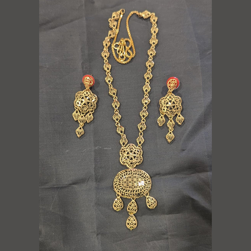 Shipra Gold Forming Long Necklace Set