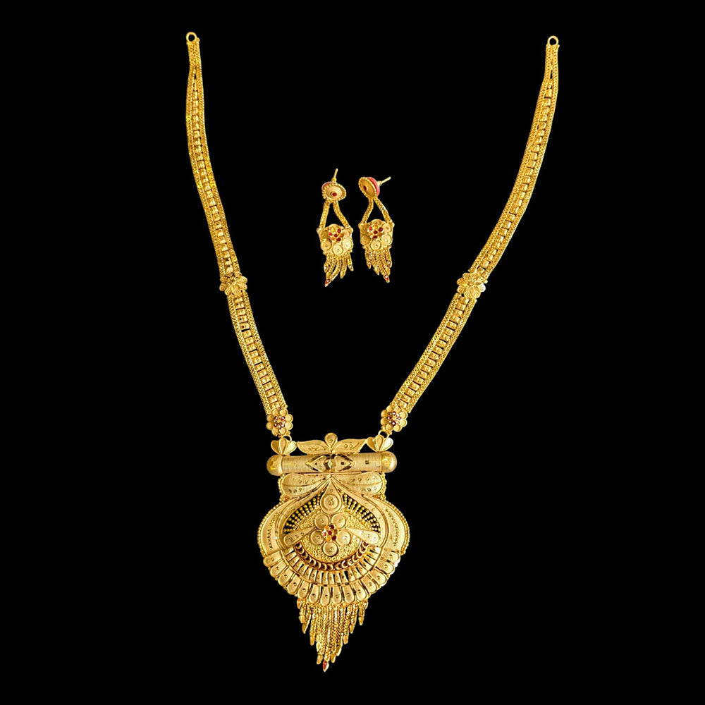 Shipra Gold Forming Gold Necklace Set