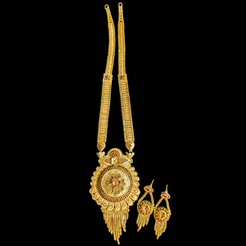 Shipra Gold Forming Gold Necklace Set