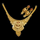 Shipra Gold Forming Gold Necklace Set