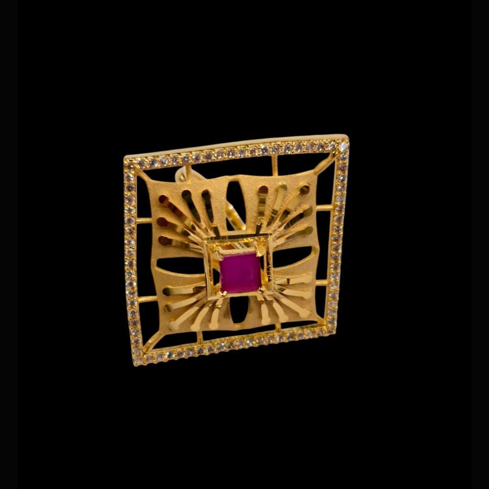 Shipra Gold Forming Austrian Stone Ring