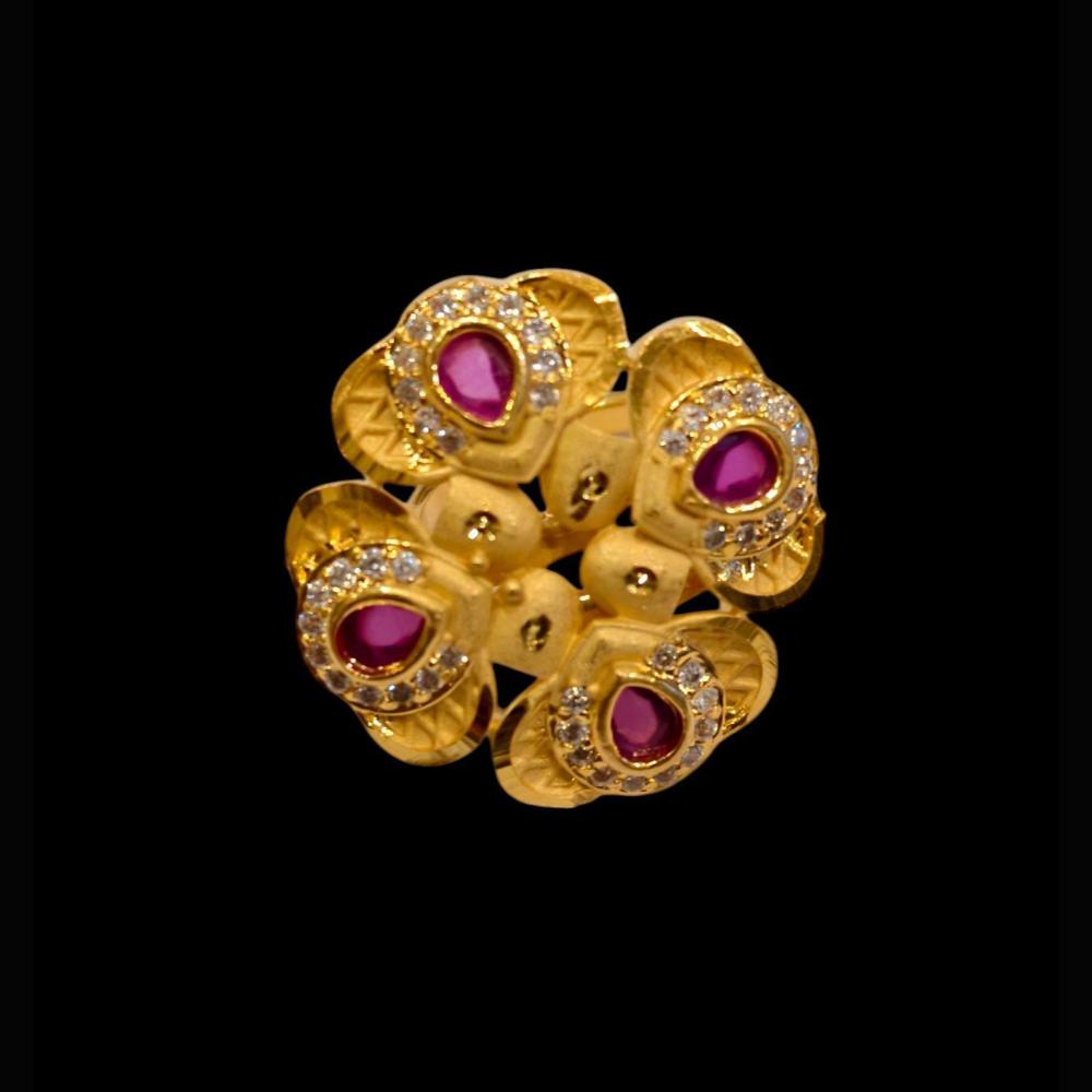 Shipra Gold Forming Austrian Stone Ring