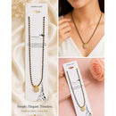 Shipra Traditional Black Beads Mangalsutra Necklace Set
