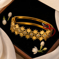Shipra Gold Plated American Diamond Bracelet for Women