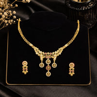 Shipra Gold Plated Austrian Sone Necklace Set