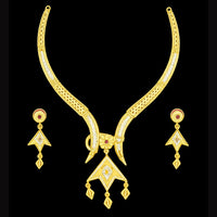 Shipra Gold Plated Austrian Sone Necklace Set