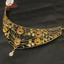 Navkar Jewellers Forming 2 Tone Choker Necklace Set