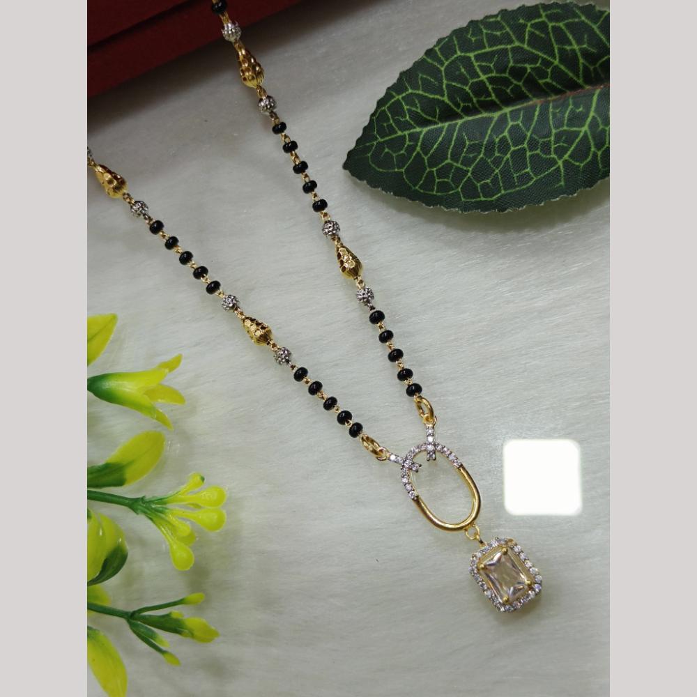 Navkar Jewellers Forming Gold 2Tone Mangalsutra