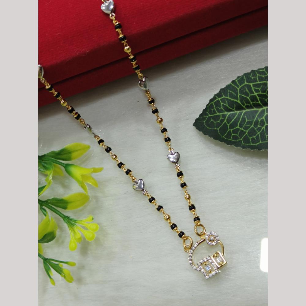 Navkar Jewellers Forming Gold 2Tone Mangalsutra