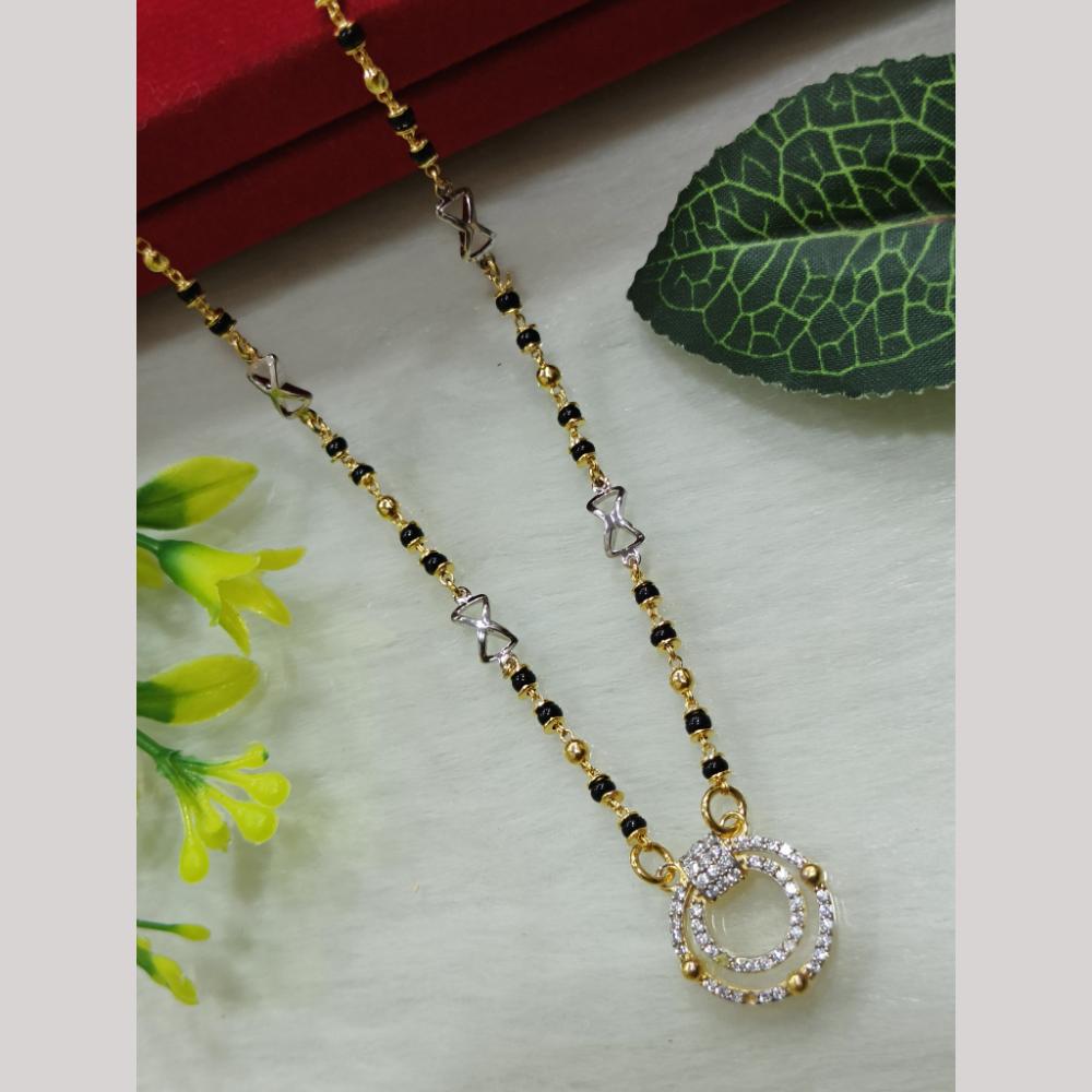 Navkar Jewellers Forming Gold 2Tone Mangalsutra