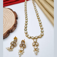 Reet Revaz Gold Plated Crystal Stone Necklace Set