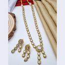 Reet Revaz Gold Plated Crystal Stone Necklace Set