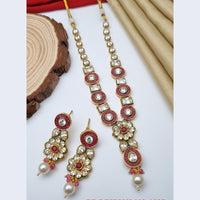 Reet Revaz Gold Plated Crystal Stone Necklace Set