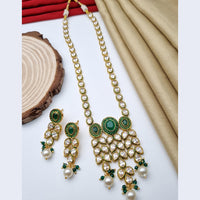 Reet Revaz Gold Plated Crystal Stone Necklace Set