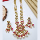 Reet Revaz Gold Plated Crystal Stone Necklace Set