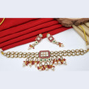 Reet Revaz Gold Plated Crystal Stone Necklace Set