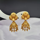 Reet Revaz Gold Plated Pota Stone Jhumki Earrings