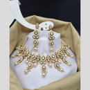 Reet Revaz Gold Finish Elegant Pota Pearl And Beads Necklace Set