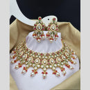 Reet Revaz Gold Finish Elegant Pota Pearl And Beads Necklace Set