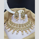 Reet Revaz Gold Finish Elegant Pota Pearl And Beads Necklace Set