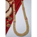 Reet Revaz Rajkumari Look Pota Stone And Ethnic Glam Long Necklace Set