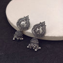 Darshana Jewels  Oxidized Plated Jhumki Earrings - 1320039