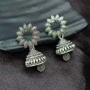 Darshana Jewels oxidised Plated Jhumki Earrings