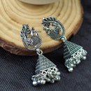 Darshana Jewels oxidised Plated Jhumki Earrings