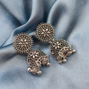 Darshana Jewels oxidised Plated Jhumki Earrings