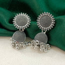 Darshana Jewels  Oxidised Plated Round Jhumki Earrings