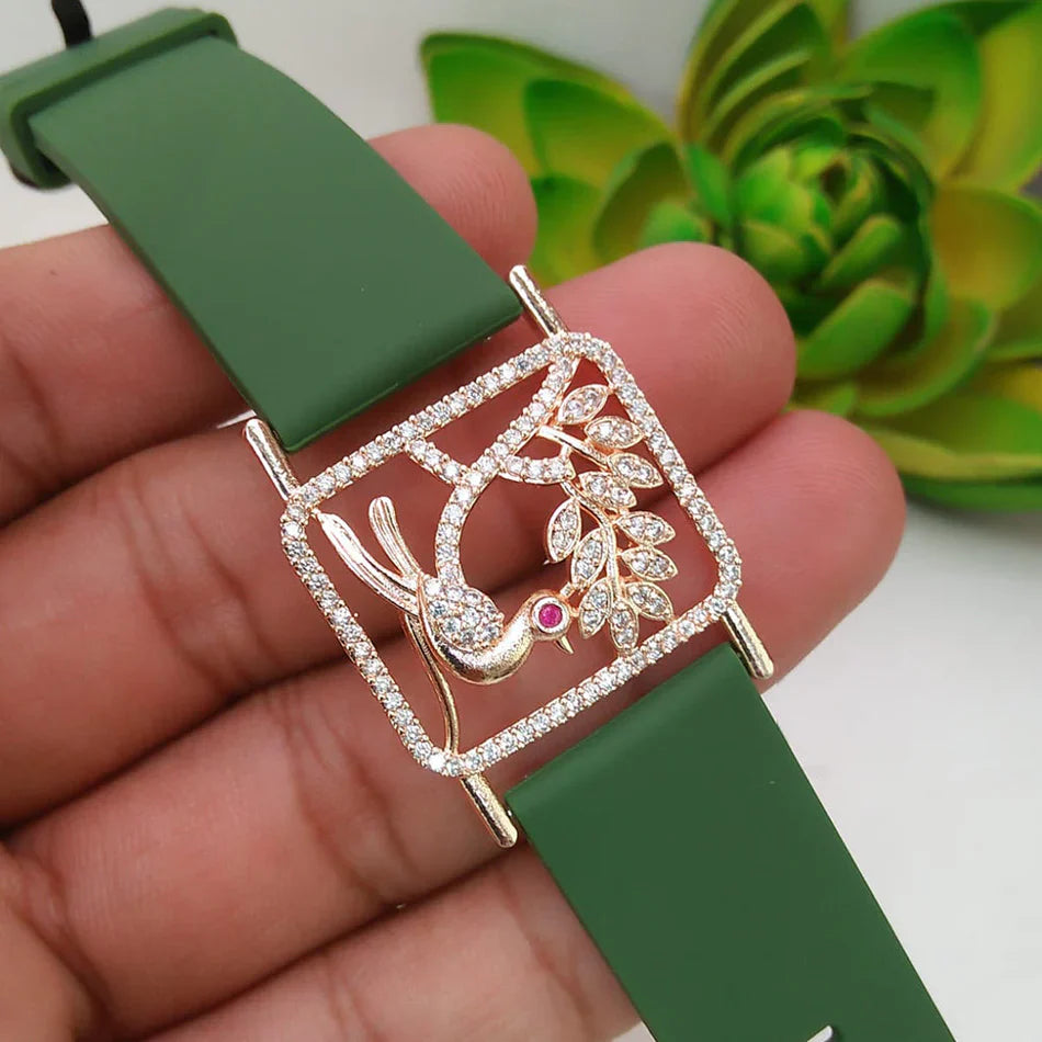 Darshana Jewels Wrist Watch Style Bracelet