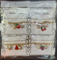 Darshana Jewels Pinterest Inspired Charms Pretty Beads Bracelet (Assorted Design) -1320136MX