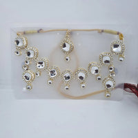 Darshana Jewels Kundan And Austrian Stone Designer Necklace Set