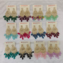 Hania Jewels Luxury Kundan Stone Pearl And Beads Dangler Earrings