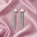 Urthn Luxe Triangle Pearl Designer Statement Earrings(Pack of 3)