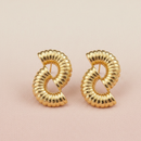 Urthn Stylish Gold Plated Earrings(Pack of 3)