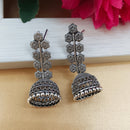 Darshana Jewels  Oxidised Plated Floral Jhumki Earrings(Pack of 6)