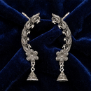 Darshana Jewels Oxidised Plated Peacock And flower Ear Cuff For Women And Girls(Pack of 6)