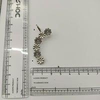 Urthn Stylish Oxidised Ear Cuffs with Floral Motif for Women Traditional Fashion Jewellery(Pack of 12)
