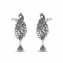 Urthn Stylish Oxidised Ear Cuffs with Peacock Motif for Women Traditional Fashion Jewellery(Pack of 12)