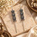 Urthn Stylish Oxidised Ear Cuffs with Butterfly Motif for Women Traditional Fashion Jewellery