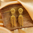 Darshana Jewels Elegant Gold Plated Floral Jhumka Drop Earrings(Pack Of  6)