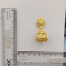 Urthn Timeless Gold Plated Jhumki Earrings | Elegant Traditional Jewellery for Weddings & Festive Occasions( Pack of 6)