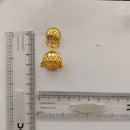 Urthn Timeless Gold Plated Jhumki Earrings | Elegant Traditional Jewellery for Weddings & Festive Occasions( Pack of 6)