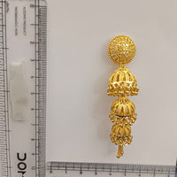 Urthn Heritage Inspired Gold Plated Multi Layered Jhumki Earrings | Traditional Designer Jewellery for Women( Pack of 6)