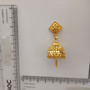 Urthn Stylish Gold Plated Jhumka Earrings | Traditional Fashion Jewellery for Festive & Party Wear( Pack of 6)