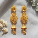 Darshana Jewels Gold Plated Traditional Small Jhumki Earrings(Pack Of 6)