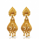 Darshana Jewels Gold Plated Traditional Small Dangler Earrings(Pack Of 6)